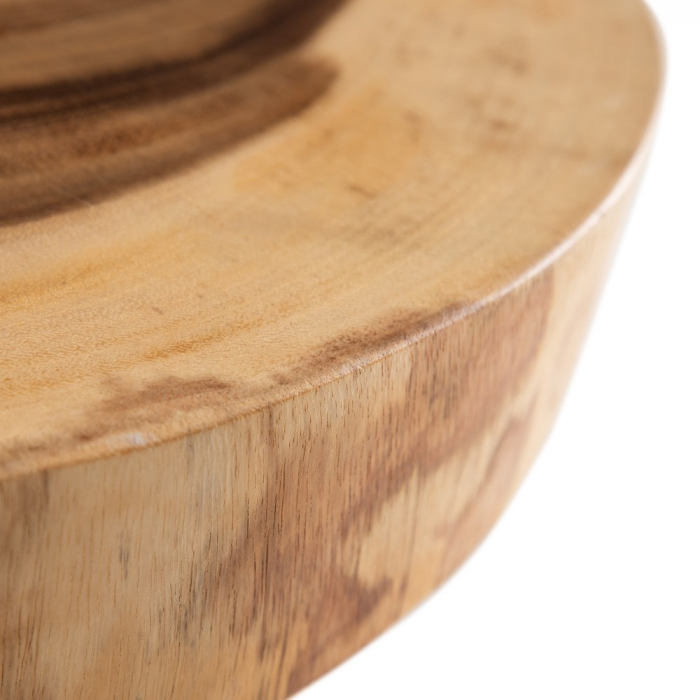 Masuta Cafea Lemn Suar CreativDeco - Piesa Rustica cu Textura Naturala [5]