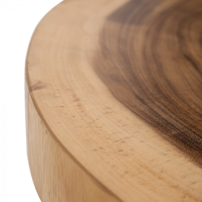 Masuta Cafea Lemn Suar CreativDeco - Piesa Rustica cu Textura Naturala [6]