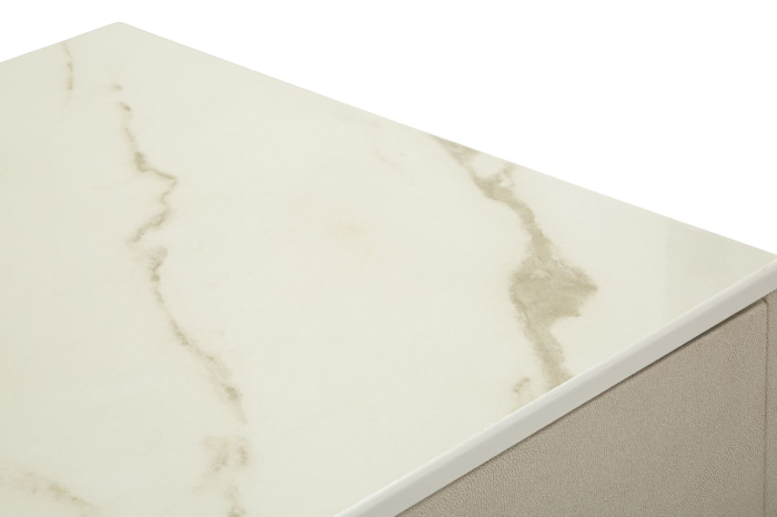 Măsuță de toaletă cu oglindă și taburet tapițat design modern [7]