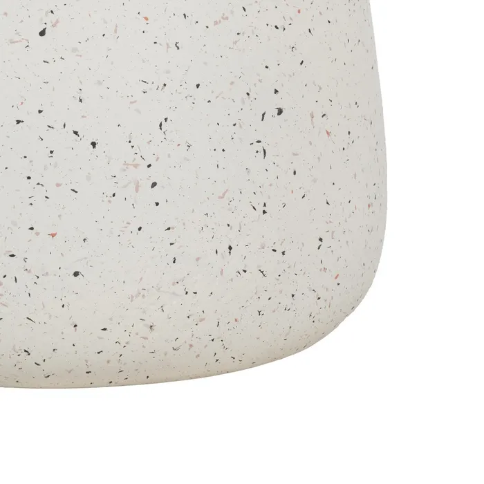 Masă decorativă fibră albă, decor modern [8]