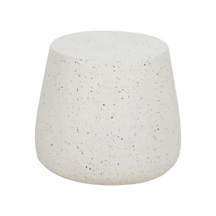 Masă decorativă fibră albă, decor modern [3]