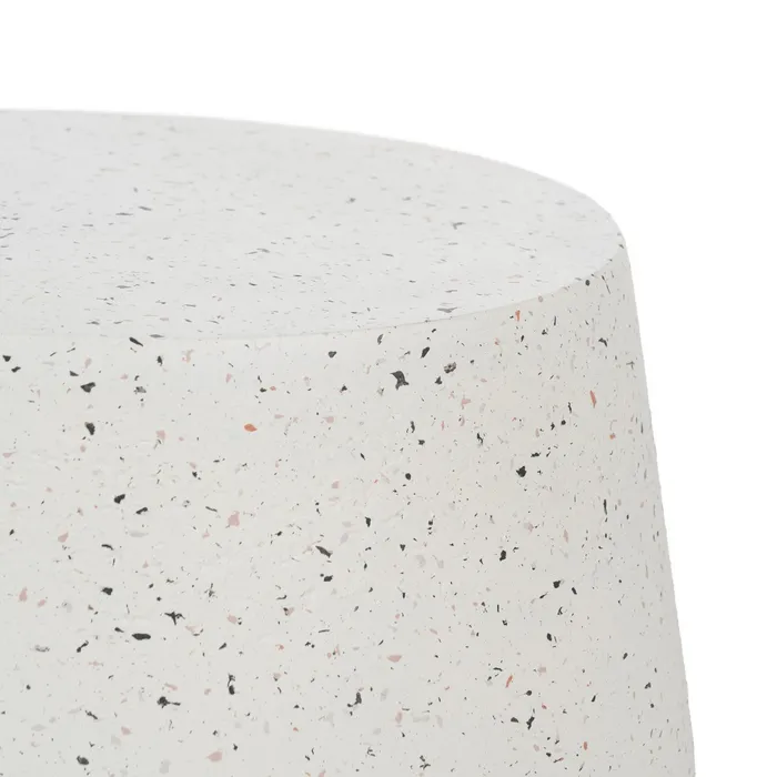 Masă decorativă fibră albă, decor modern [6]