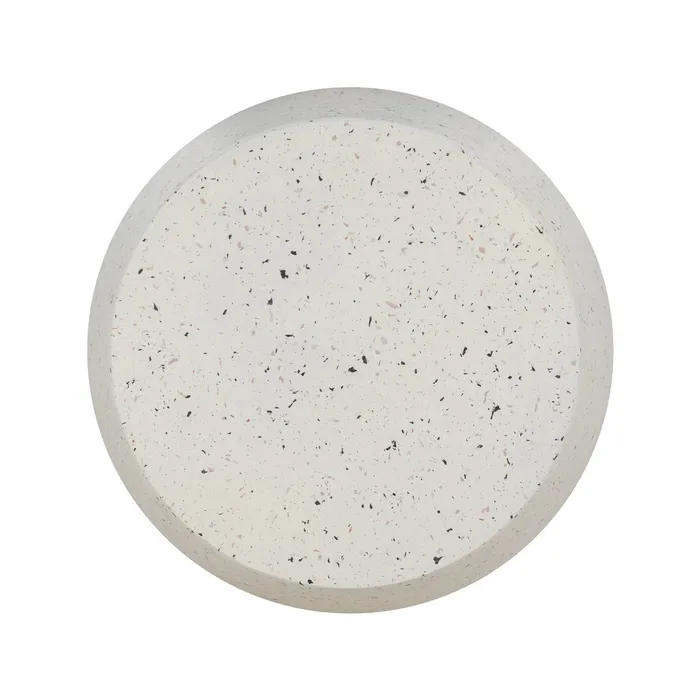 Masă decorativă fibră albă, decor modern [7]