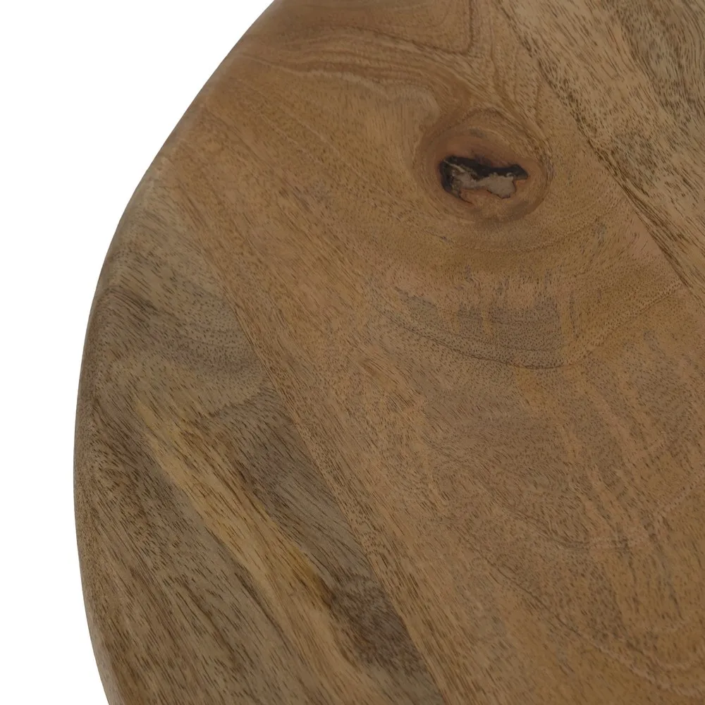 Măsuță decorativă mango miere, mobilier rustic modern [4]