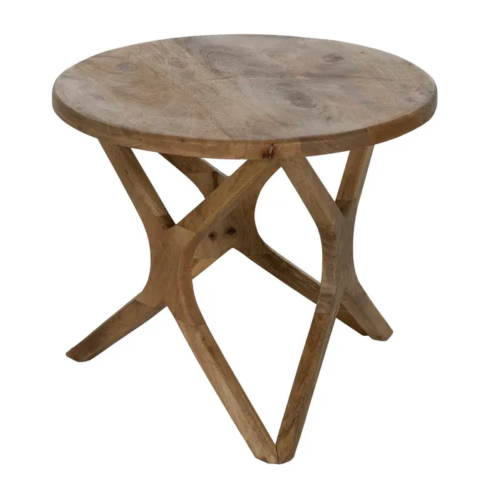 Măsuță decorativă mango miere, mobilier rustic modern [2]