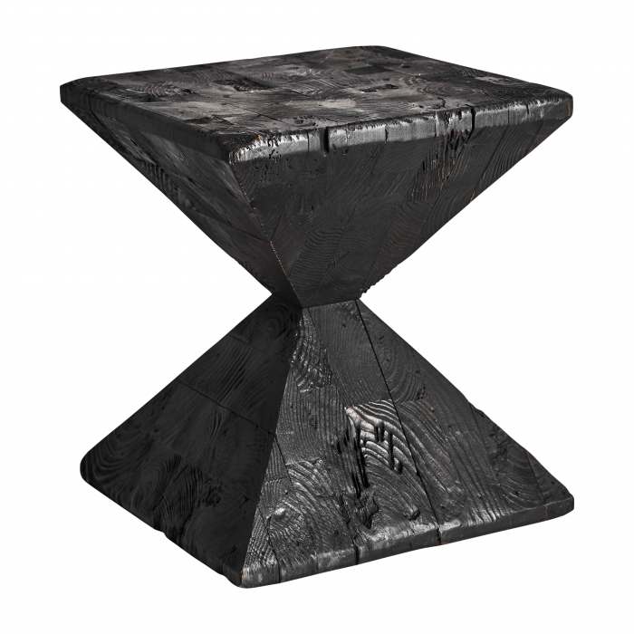 Masuta Art Deco lemn reciclat negru|Masute ecologice [2]