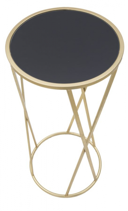 Masuta hol Glam Simple, metal sticla - CreativDeco.ro [4]
