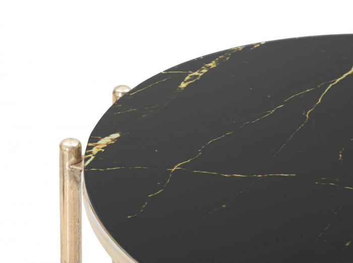 Masuta Ikis, Metal Auriu, Sticla Neagra - creativdeco.ro [7]