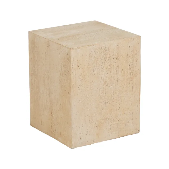 Măsuță laterală bej, decor minimalist [2]