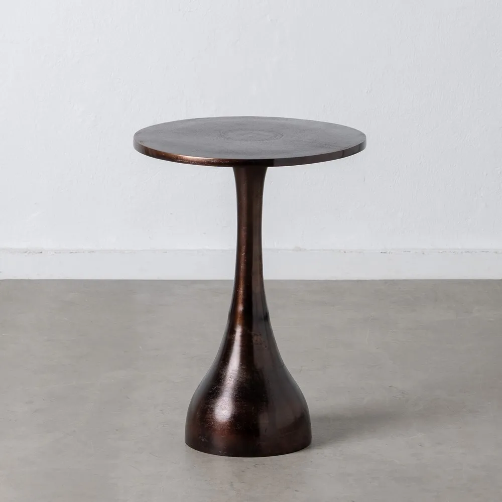 Masuta Laterala Cozy, Aluminiu Maro - CreativDeco.ro [3]