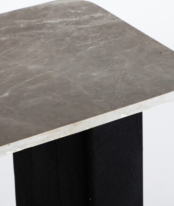 Măsuță laterală lemn mango marmură KHEJ – titlu imagine principală [4]