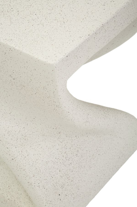 Masuta laterala cubica rasucita tip Z crem 34x34x45 cm [5]