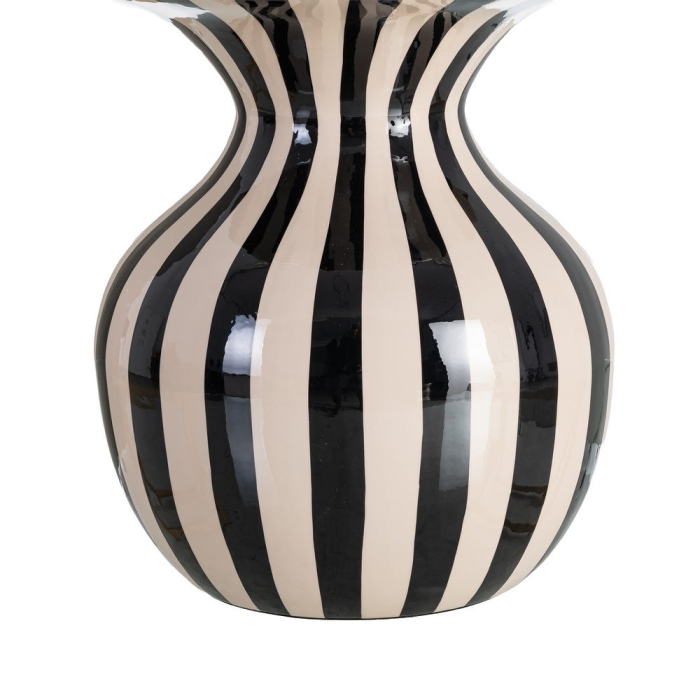 Măsuță laterală metal alb negru blat radial [6]