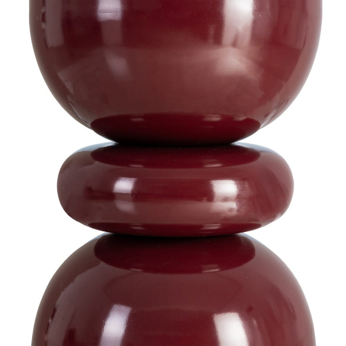 Măsuță laterală decorativă din metal bordeaux [5]