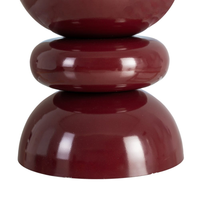 Măsuță laterală decorativă din metal bordeaux [6]