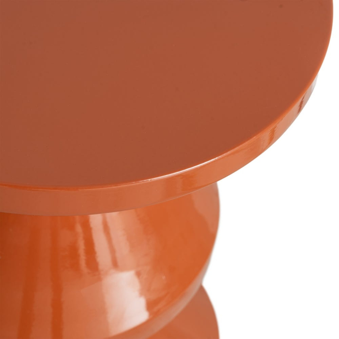 Măsuță laterală metal terracotta sculpturală [7]