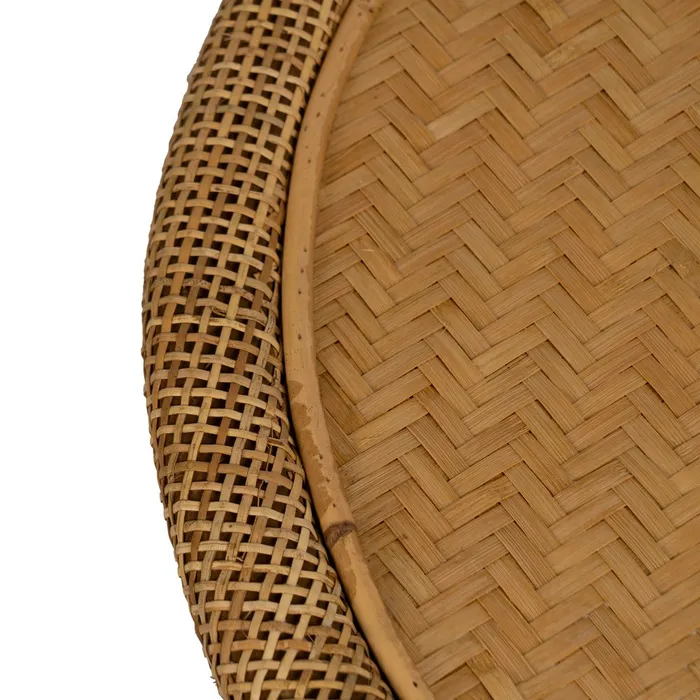 Masuta laterala bambus decor|Masute naturale pentru living [3]