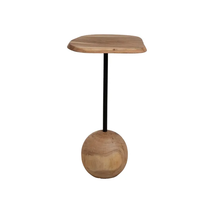 Măsuță laterală acacia, mobilier rustic [4]
