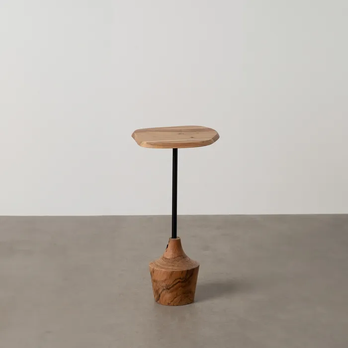 Măsuță laterală acacia, decor modern rustic [1]