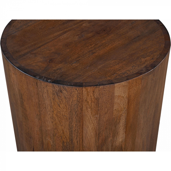 Masuta Block lemn mango natural cilindrica [2]