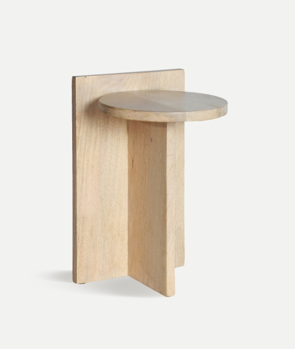 Măsuță laterală lemn mango LESZNO – titlu imagine principală [2]