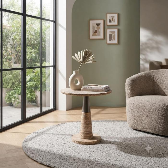 Masuta bronz si marmura|Mobilier de lux [2]