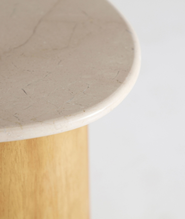 Măsuță laterală marmură lemn fag LORACH – titlu imagine principală [5]