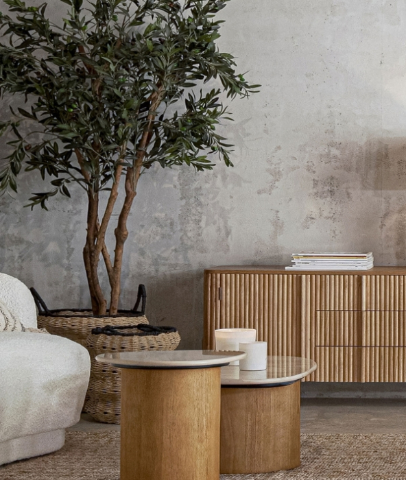 Măsuță laterală marmură lemn fag LORACH – titlu imagine principală [4]