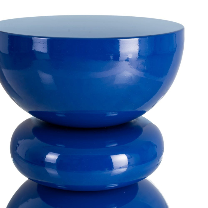 Măsuță laterală din metal cu finisaj albastru [4]