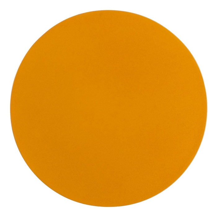 Măsuță laterală din metal galben muștar bază cilindrică striată [9]