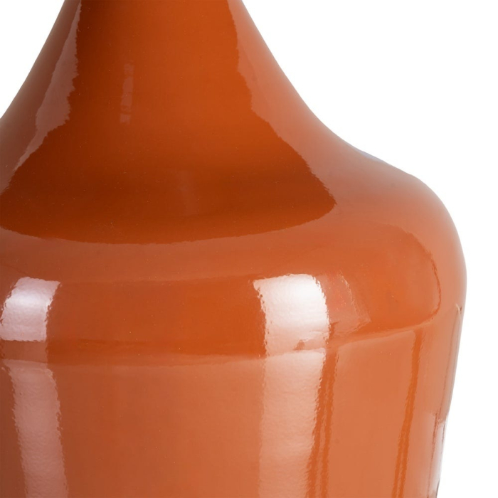 Măsuță laterală din metal teracotă bază volumetrică [6]