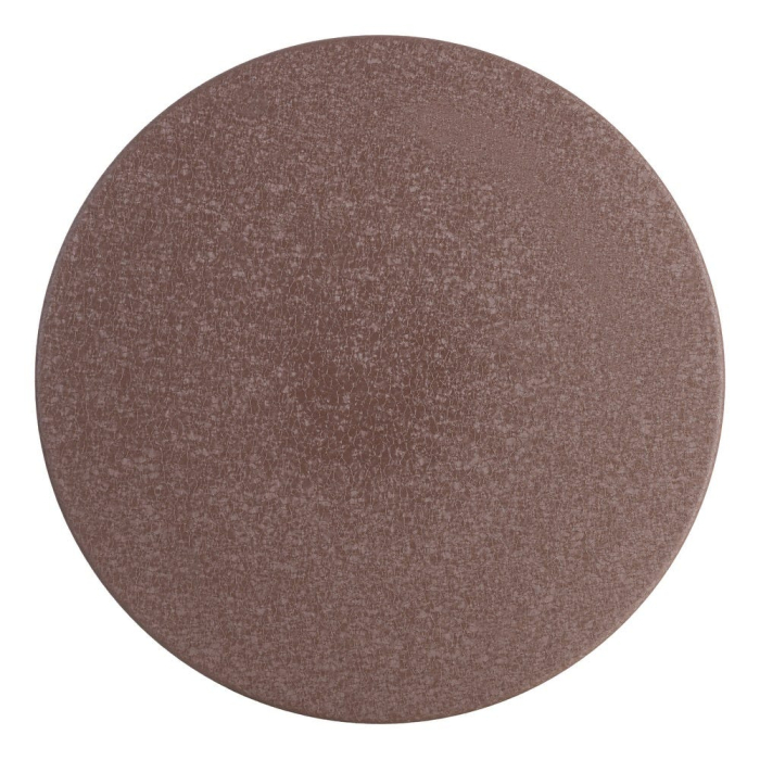 Măsuță laterală din oțel maro blat texturat [8]