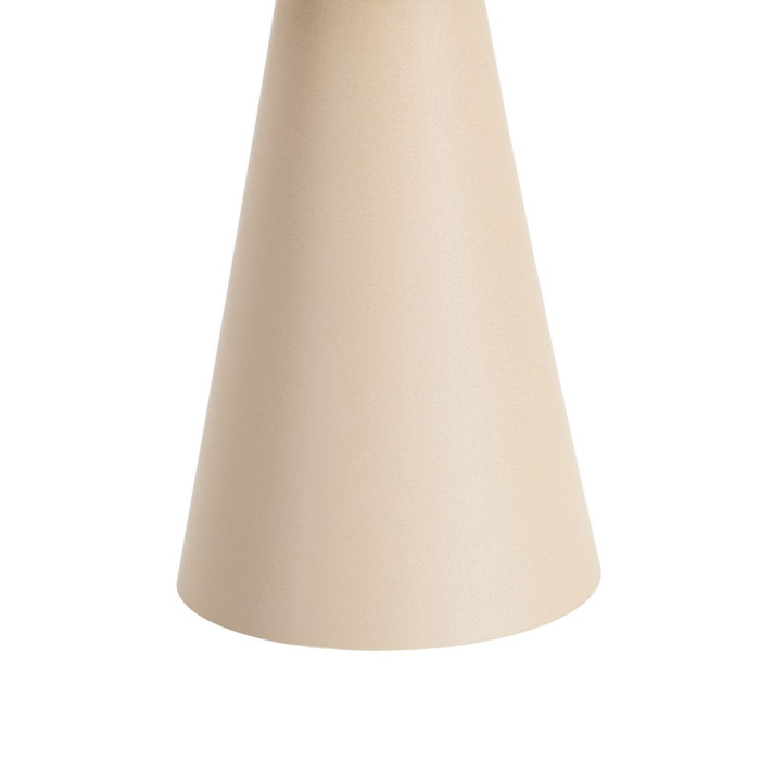 Măsuță laterală din oțel taupe blat rotund [5]