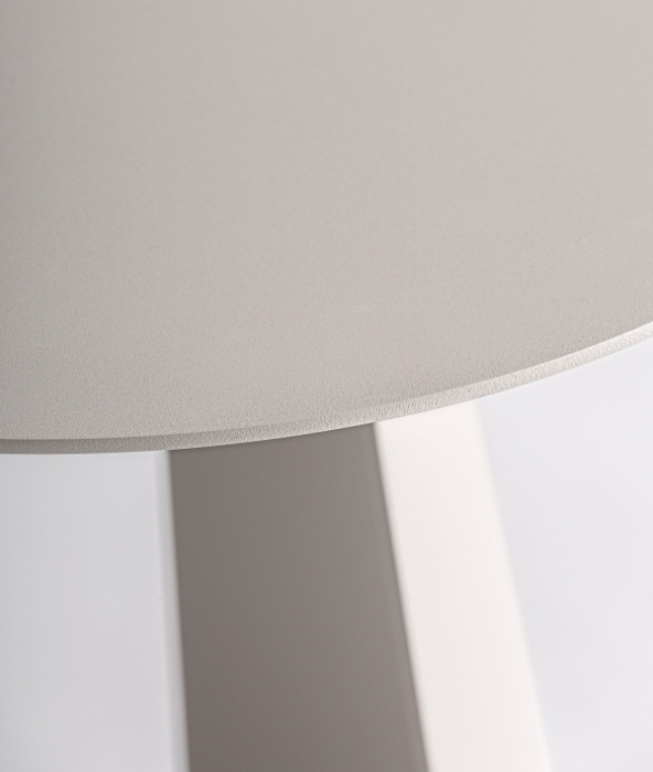 Masuta laterala din aluminiu bej Wengen 40x40x48 cm [2]