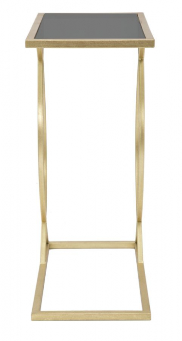 Masuta laterala sticla Glamour pentru spatii mici CreativDeco [2]