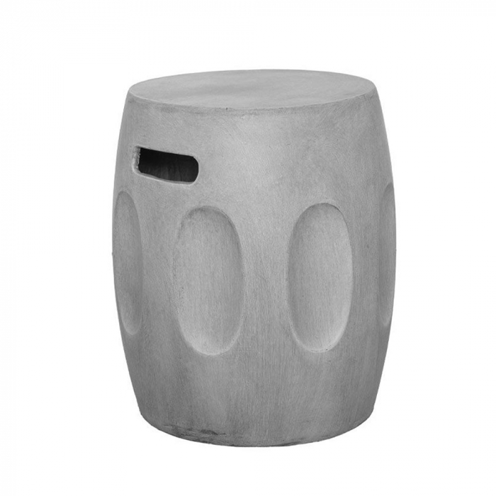 Masuță laterală sculpturală Africa Side Table gri beton [2]