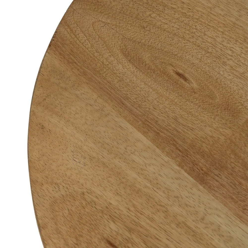 Măsuță laterală mango, mobilier rustic [4]
