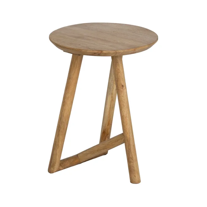 Măsuță laterală mango, mobilier rustic [3]