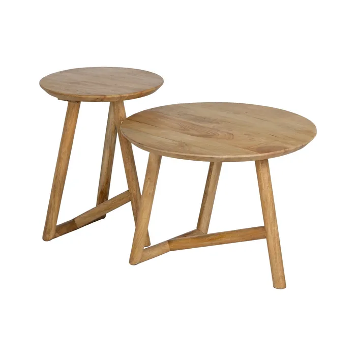 Măsuță laterală mango, mobilier rustic [2]