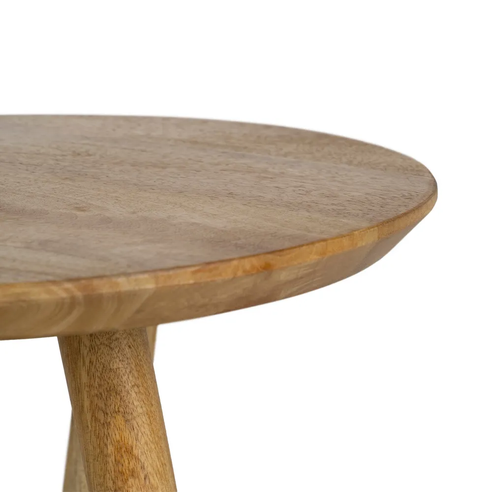 Măsuță laterală mango, mobilier rustic [6]