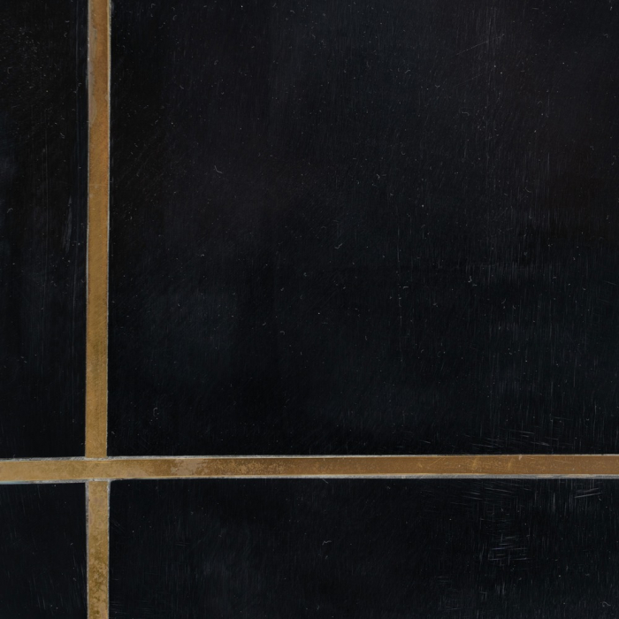 Masa Laterala Neagra cu Detalii Cupru CreativDeco - Design Minimalist Modern [5]
