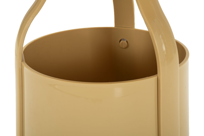 Masuta laterala plastic crem cu depozitare 44x43 cm [4]