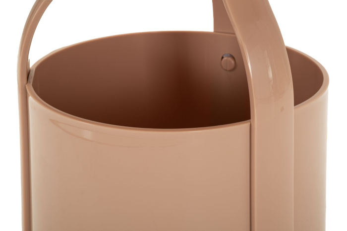 Masuta laterala plastic roz cu depozitare 44x43 cm [4]