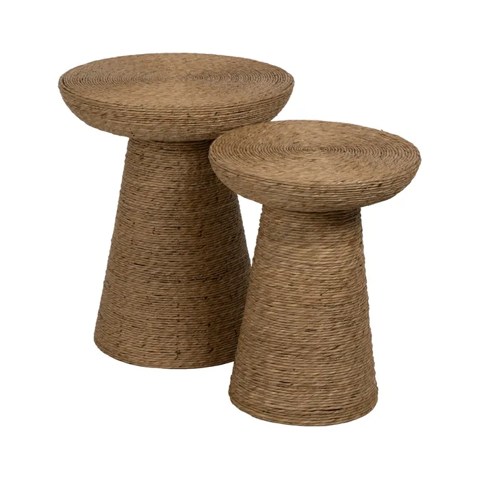 Masuta laterala fibra ratan|Mobilier decor rustic [2]