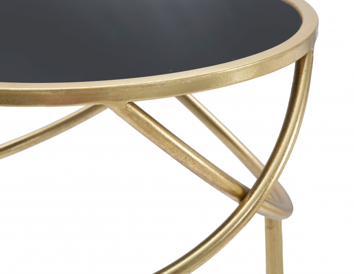 Masuta laterala Ring, auriu negru - CreativDeco.ro [6]