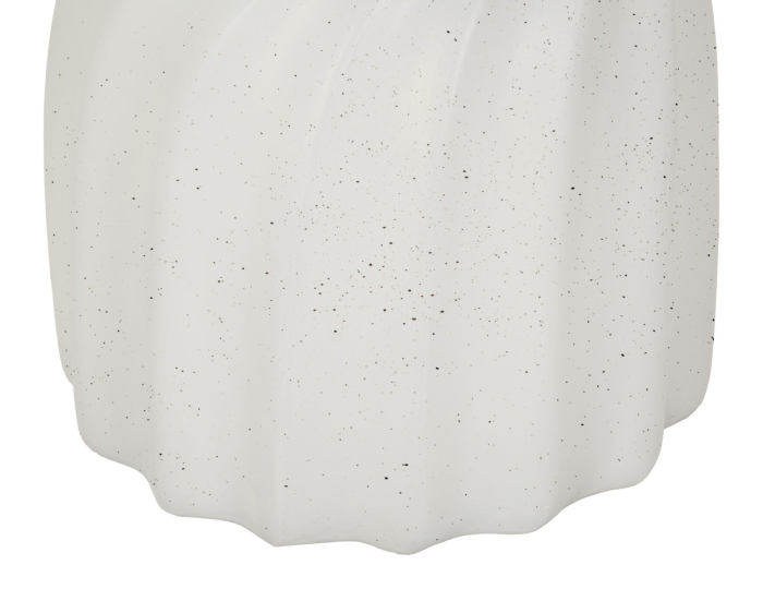 Masuta laterala rotunda sculpturala rasucita crem 36x47.5 cm [7]