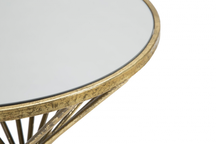 Masuta laterala cu oglinda stil Glam CreativDeco [3]