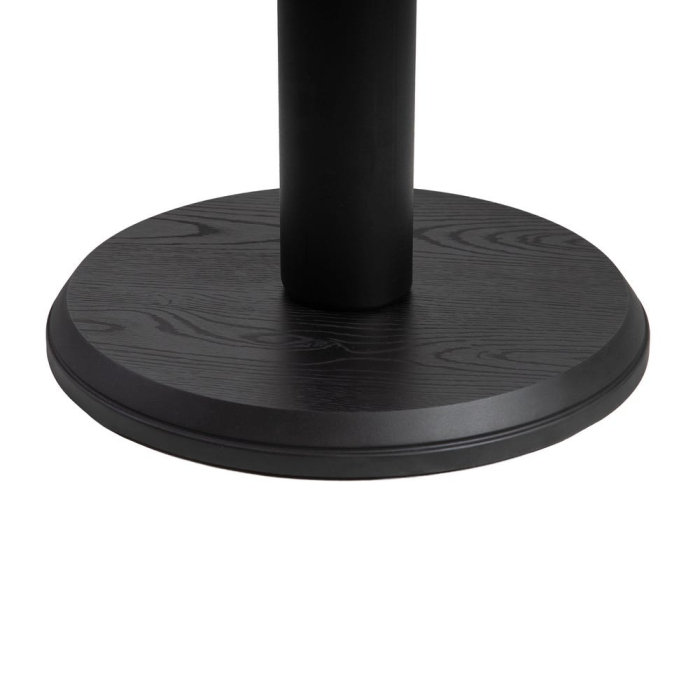 Măsuță laterală rotundă din MDF și metal antracit [6]