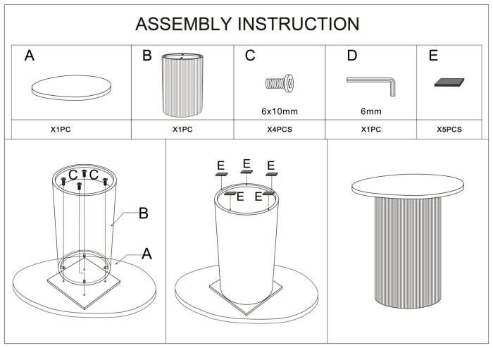 Masuta laterala verde alb din metal si marmura artificiala pentru living [7]