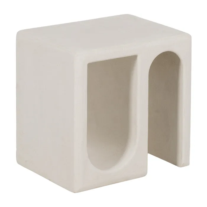 Masuta laterala MDF alba|Mobilier decor contemporan [2]